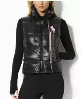 2013 ralph lauren veste sans manches advanced femmes big polo impression noir